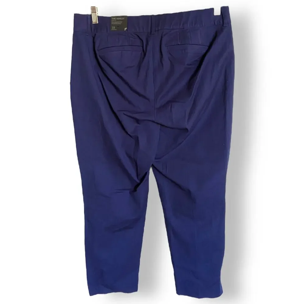 Lane Bryant Womens Pants Size 18‎ The Ashley Navy Blue Curvy Fit Plus Size NEW - Picture 3 of 5